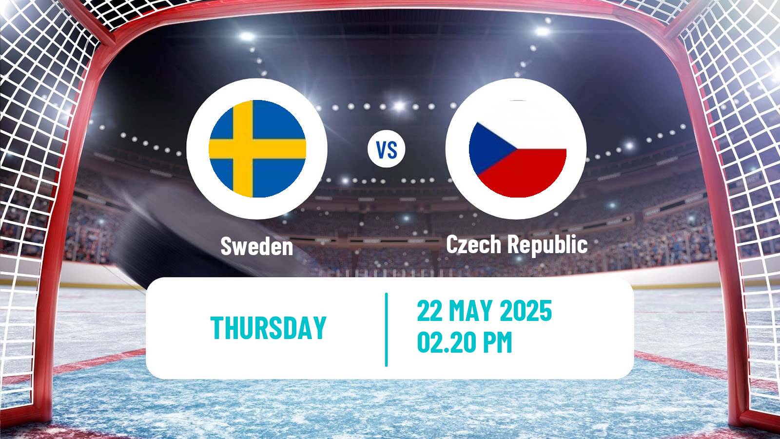 Hockey IIHF World Championship Sweden - Czech Republic