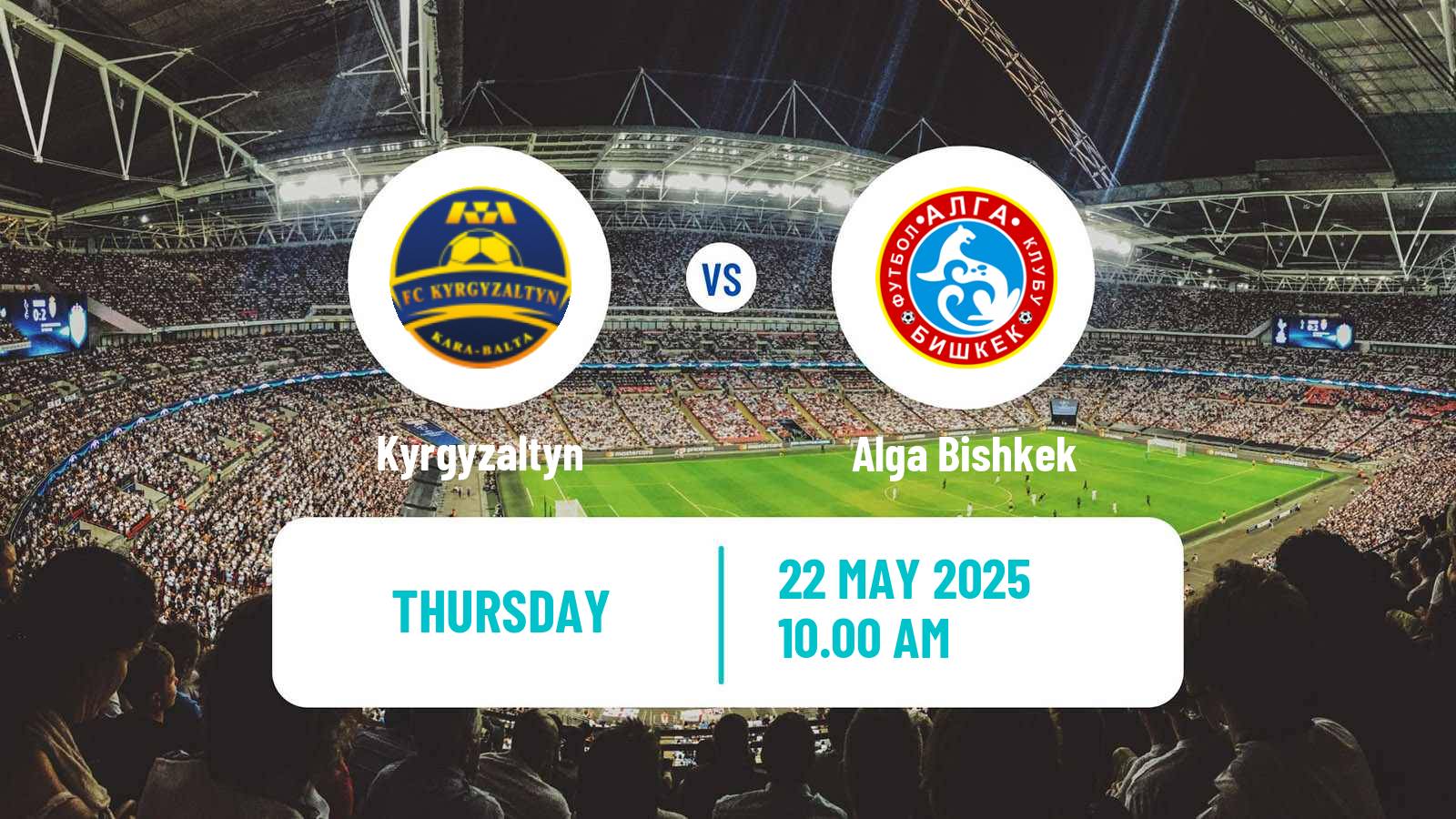 Soccer Kyrgyzstan Premier Liga Kyrgyzaltyn - Alga Bishkek