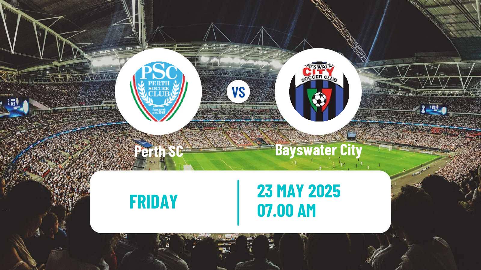 Football Australian NPL Western Australia Perth SC - Bayswater City