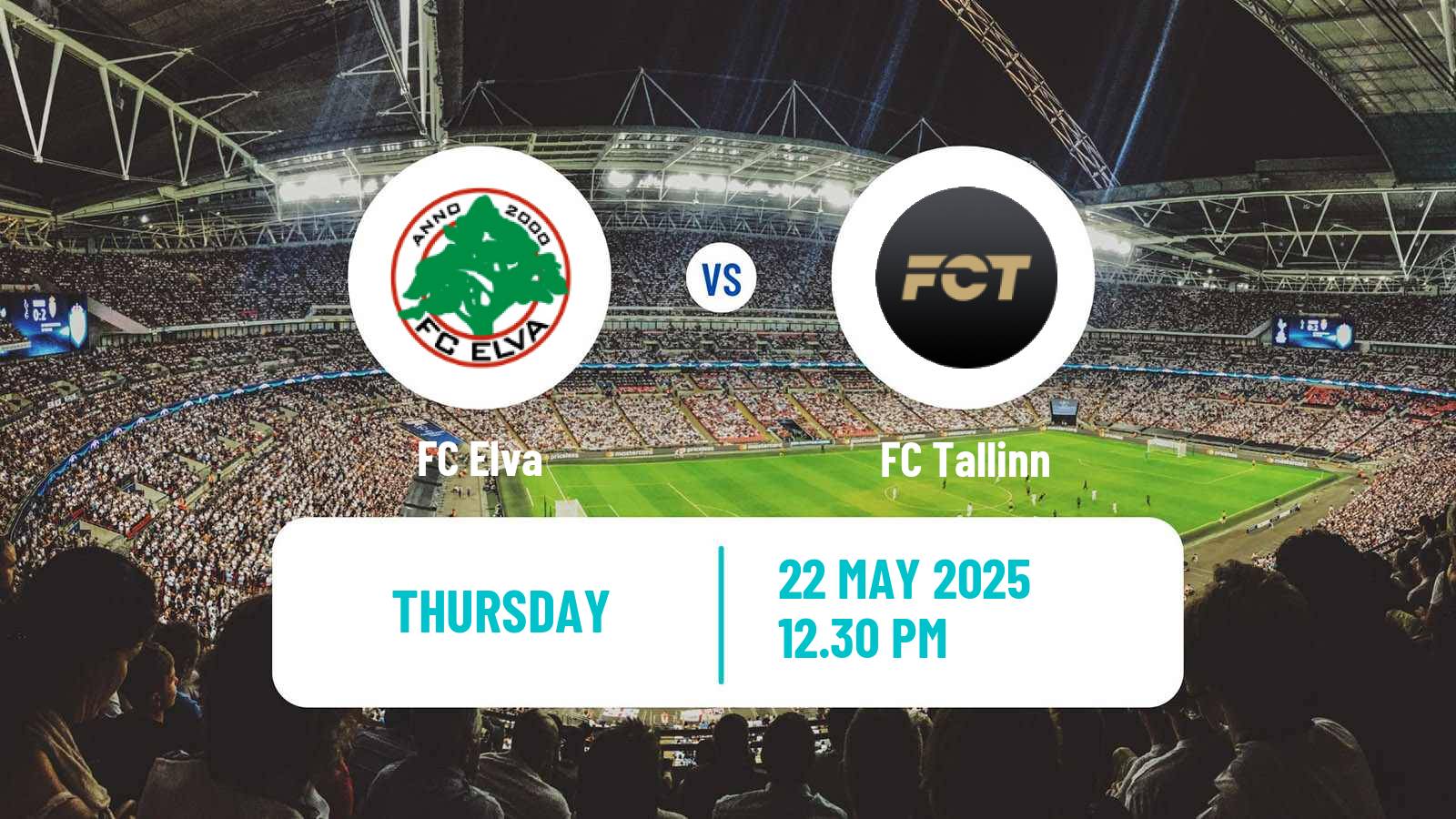 Soccer Estonian Esiliiga Elva - FC Tallinn