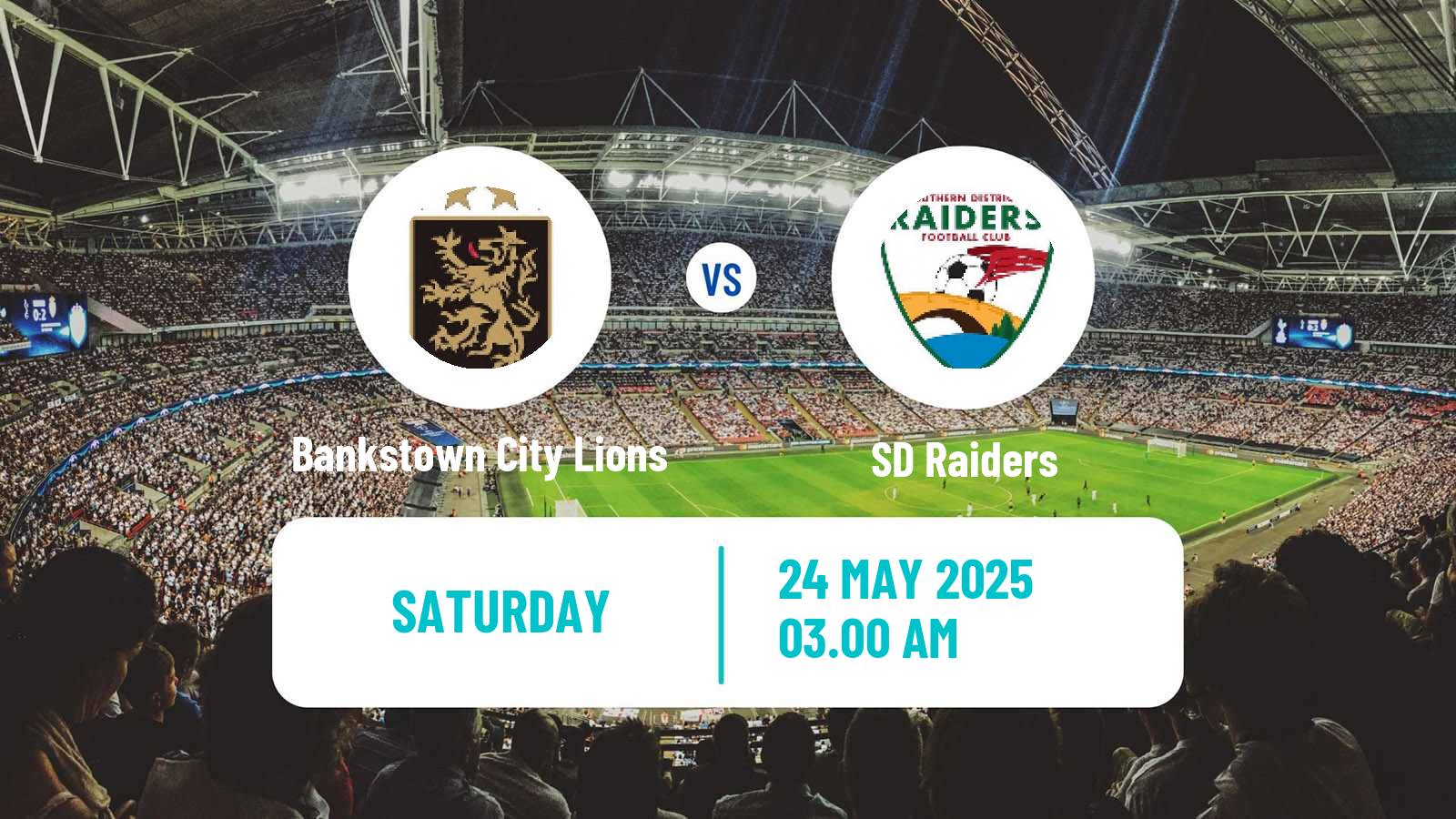 Football Australian NSW League One Bankstown City Lions - SD Raiders