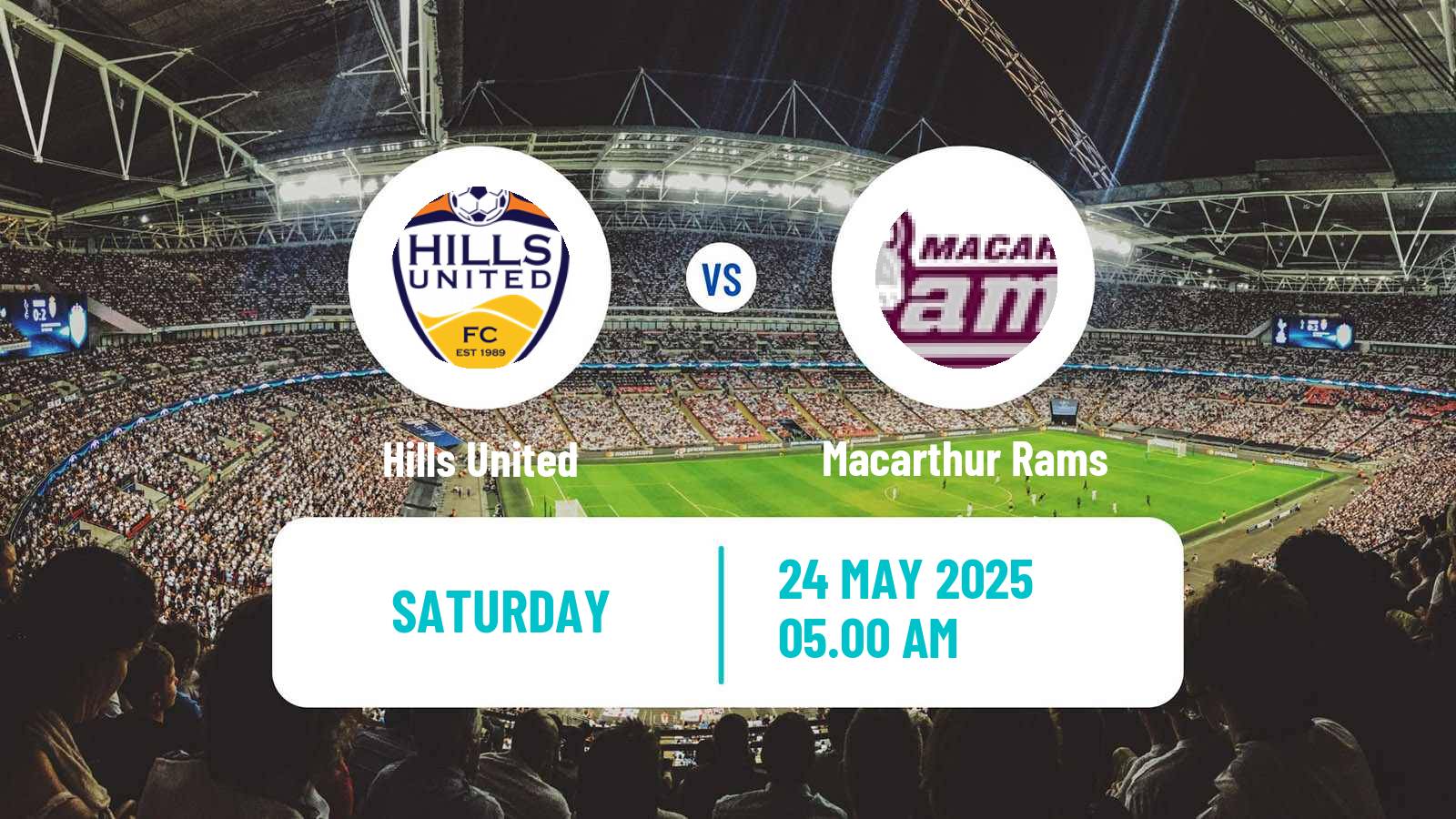 Football Australian NSW League One Hills United - Macarthur Rams