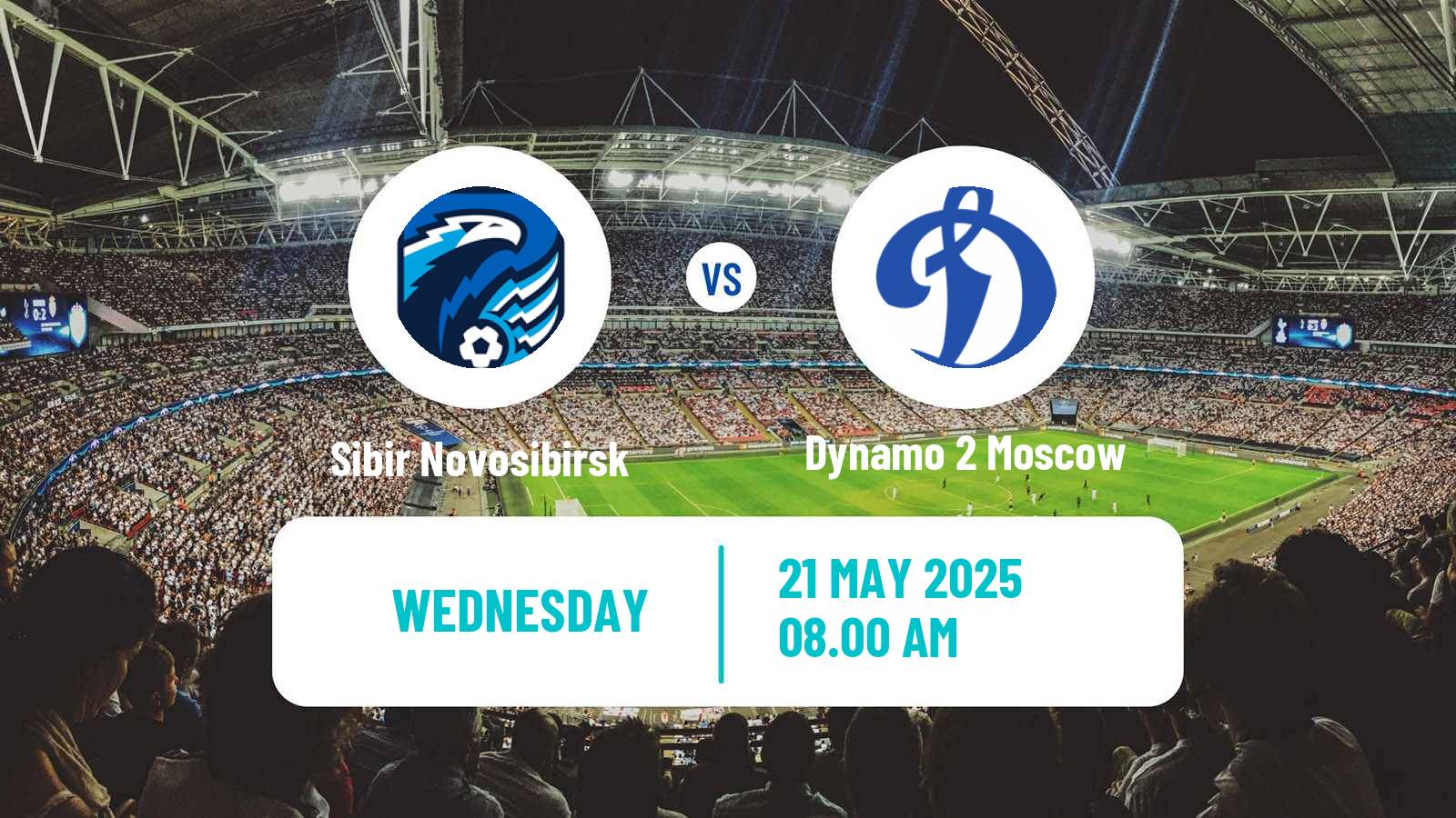 Soccer Russian FNL 2 Division A Silver Sibir Novosibirsk - Dynamo 2 Moscow