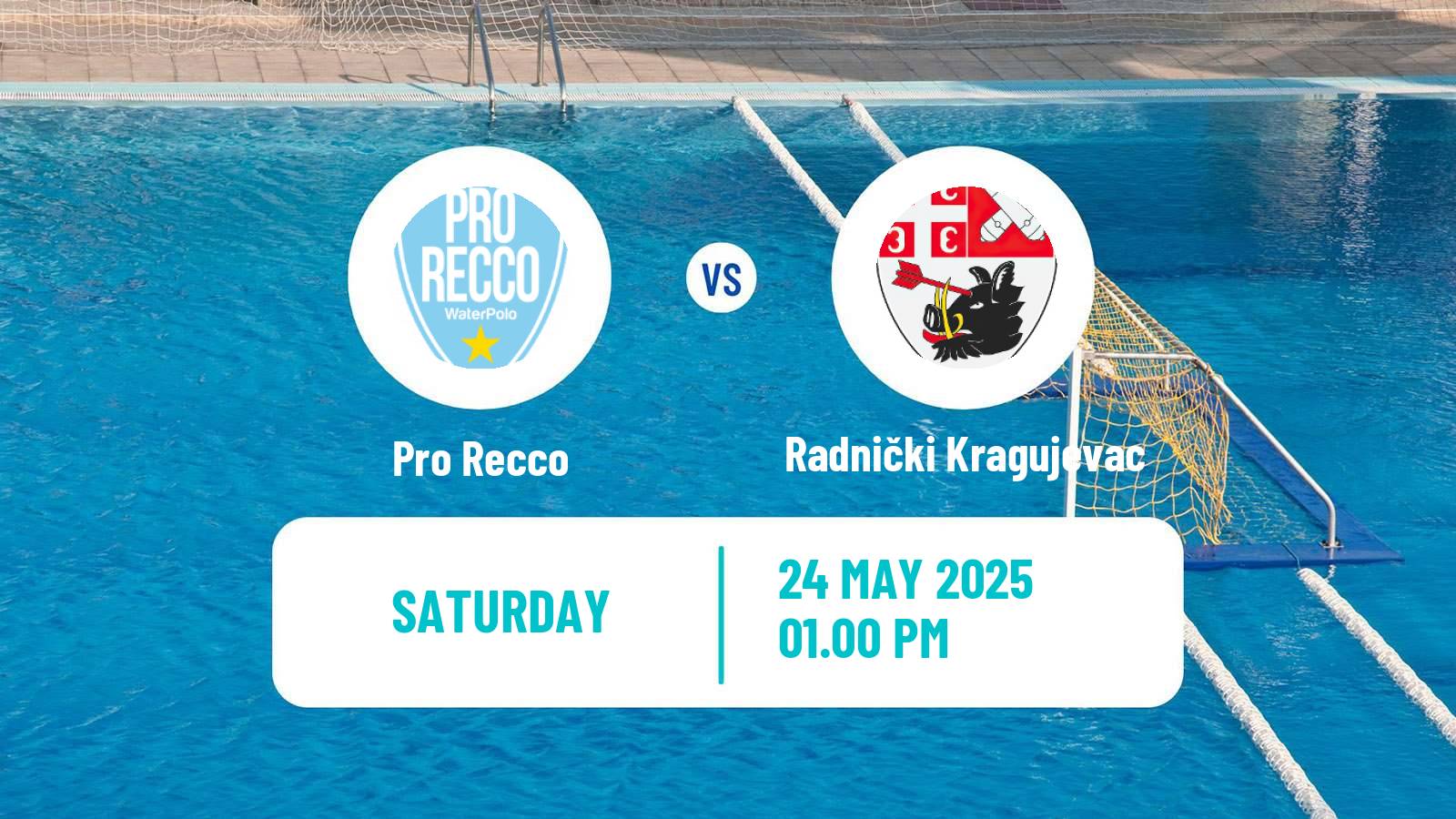 Water polo Euro Cup Water Polo Pro Recco - Radnički Kragujevac
