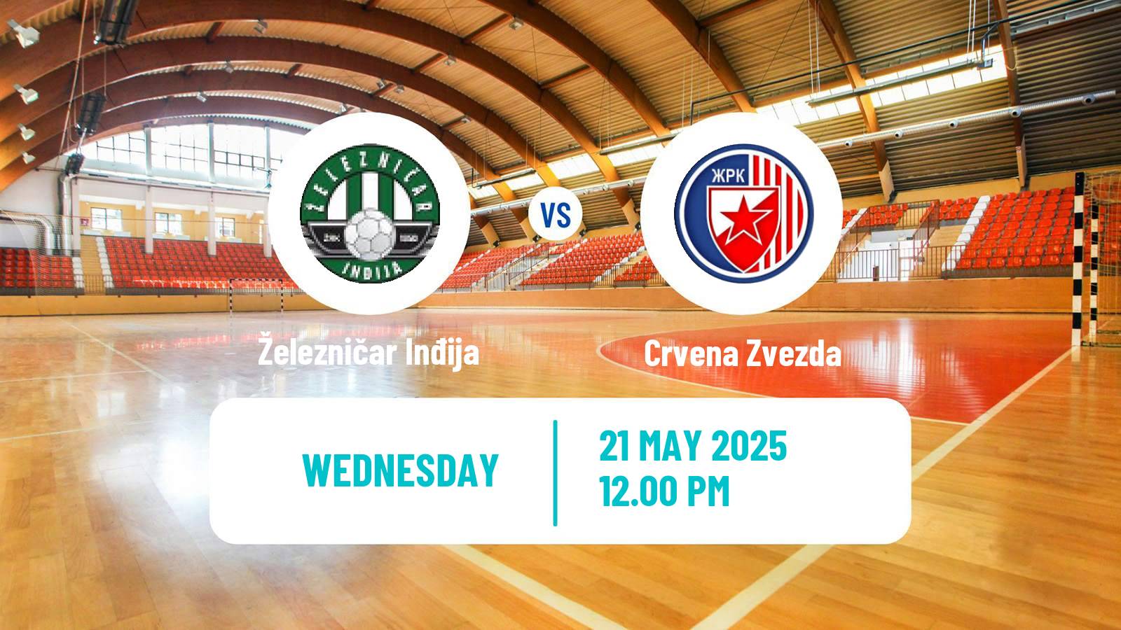 Handball Serbian Liga Handball Women Železničar Inđija - Crvena Zvezda