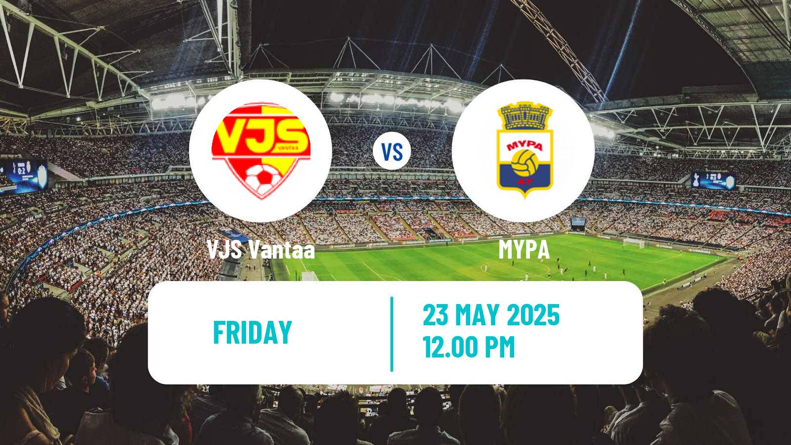 Football Finnish Kakkonen Group A VJS Vantaa - MYPA