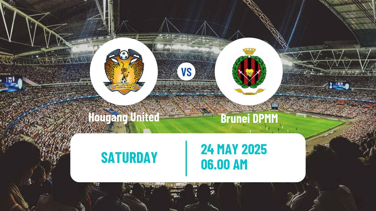 Soccer Singapore Premier League Hougang United - Brunei DPMM
