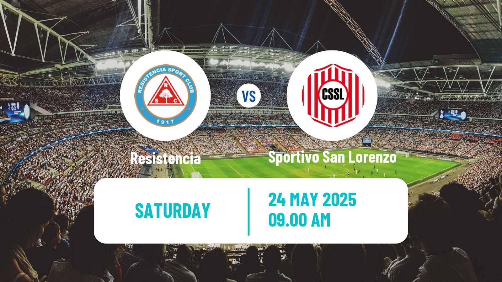 Soccer Paraguayan Division Intermedia Resistencia - Sportivo San Lorenzo