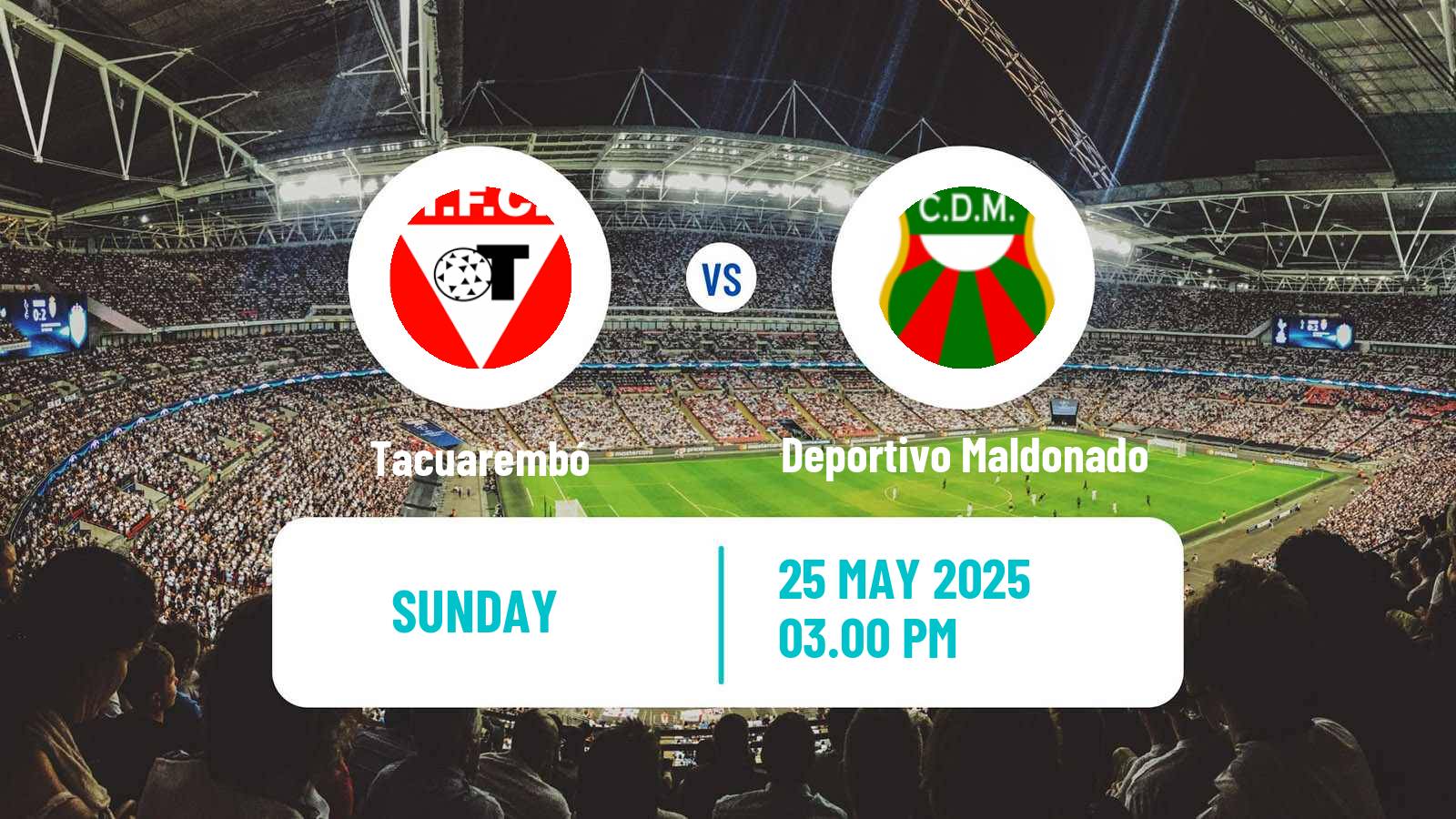 Football Uruguayan Segunda Division Tacuarembó - Deportivo Maldonado