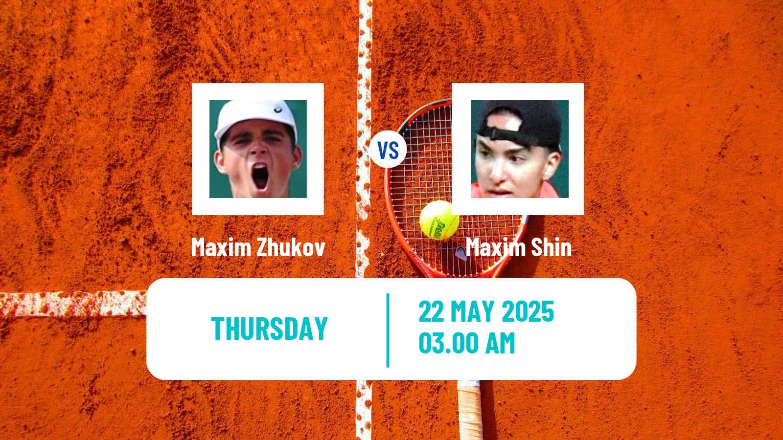 Tennis ITF M15 Tashkent Men Maxim Zhukov - Maxim Shin