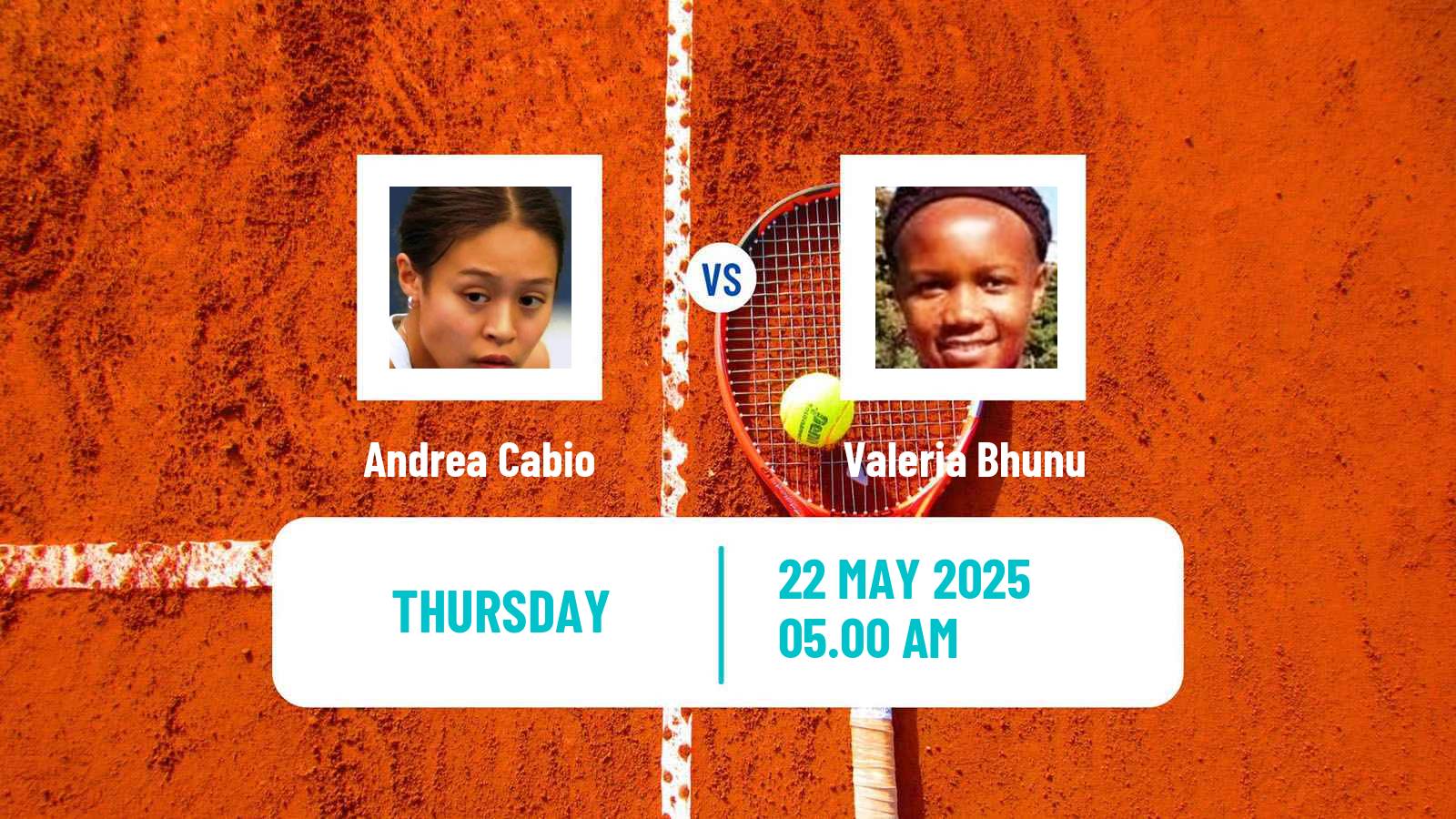 Tennis ITF W15 Monastir 20 Women Andrea Cabio - Valeria Bhunu