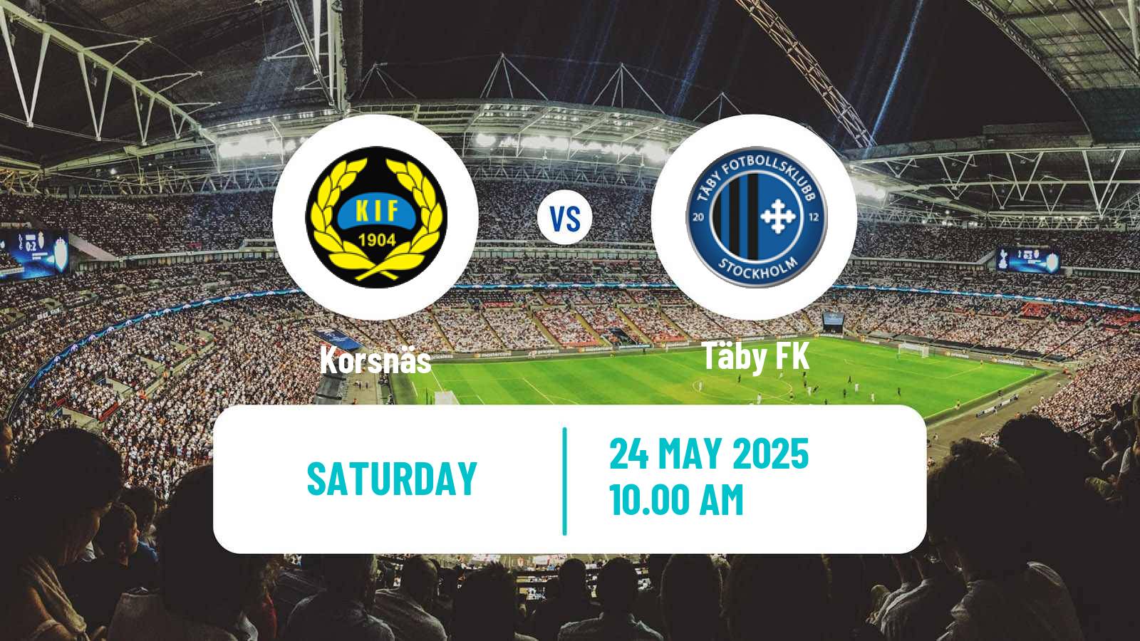 Soccer Swedish Division 2 - Norra Svealand Korsnäs - Täby