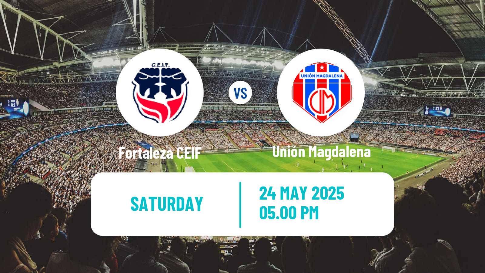 Soccer Colombian Primera A Fortaleza CEIF - Unión Magdalena