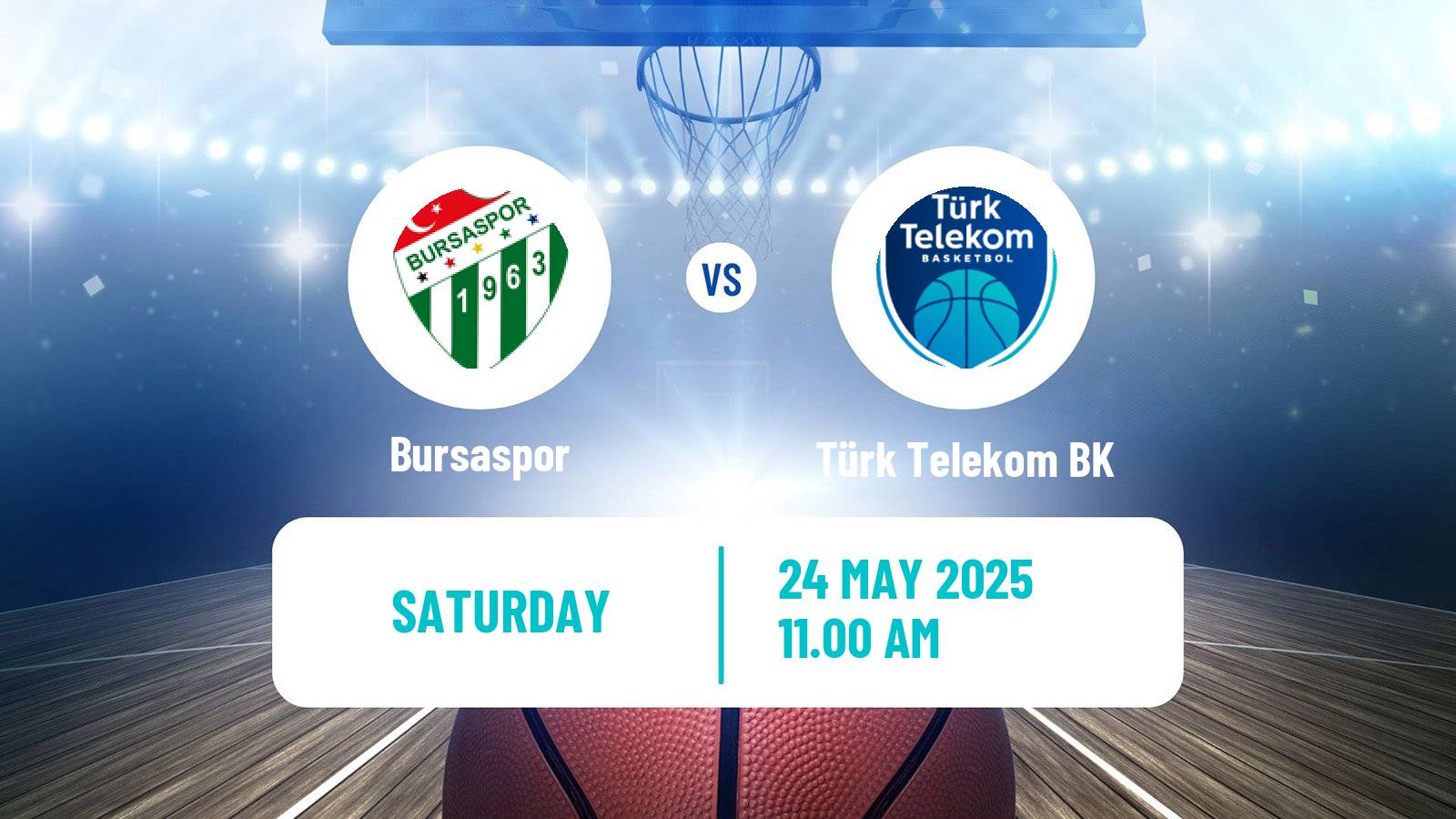 Basketball Turkish Basketball Super Ligi Bursaspor - Türk Telekom BK