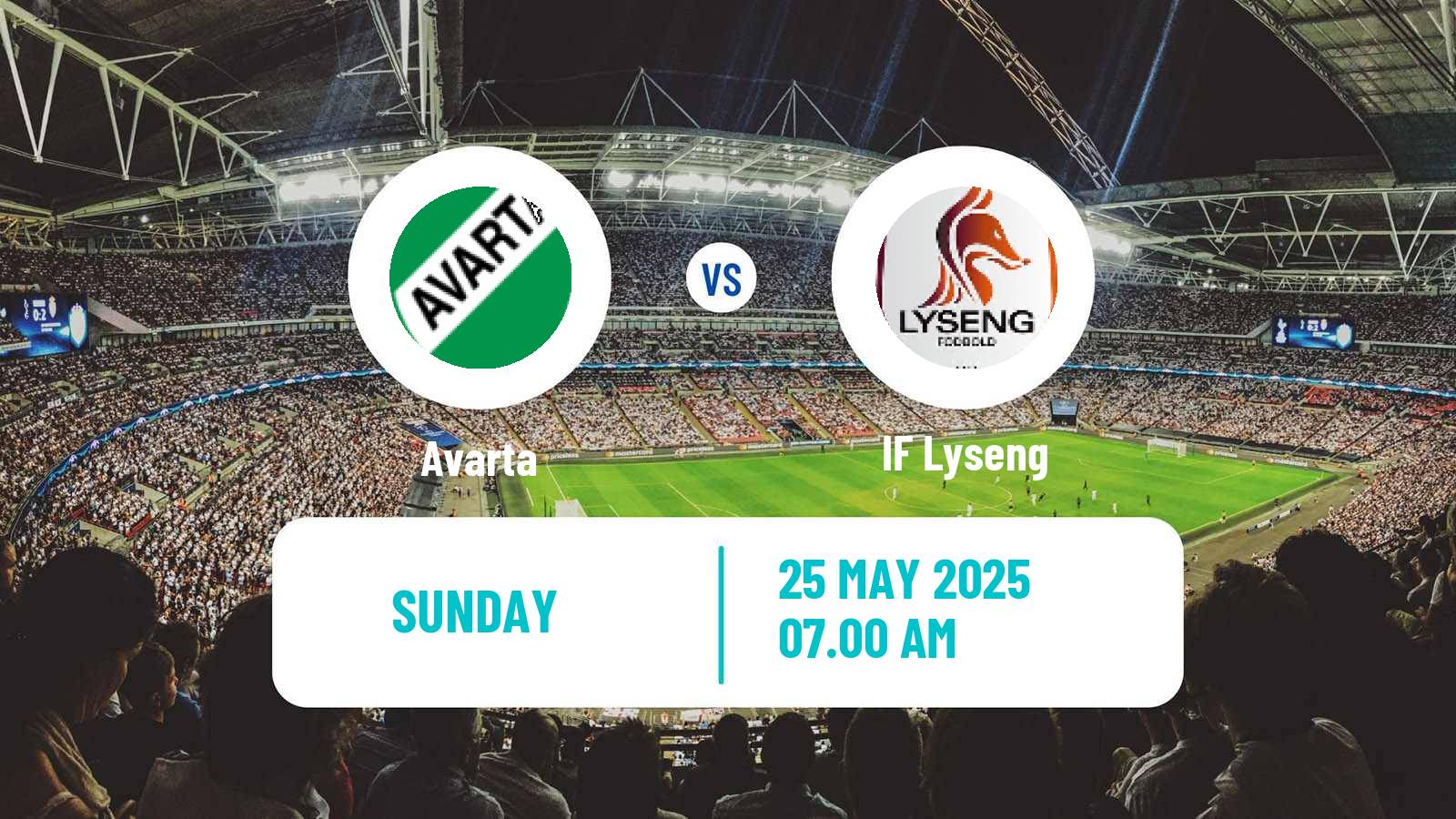 Football Danish 3 Division Avarta - Lyseng