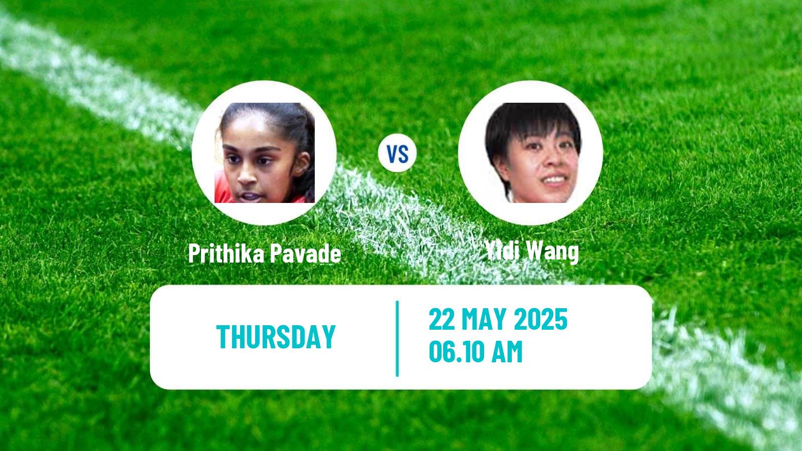 Table tennis World Championships Women Prithika Pavade - Yidi Wang