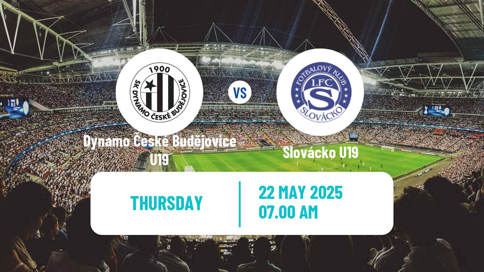 Soccer Czech U19 League Dynamo České Budějovice U19 - Slovácko U19