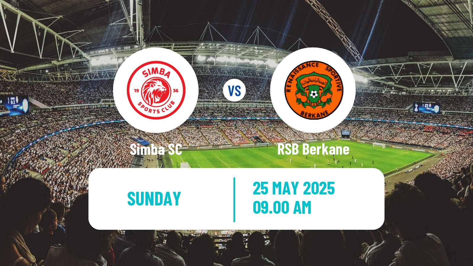 Football CAF Confederation Cup Simba - Berkane