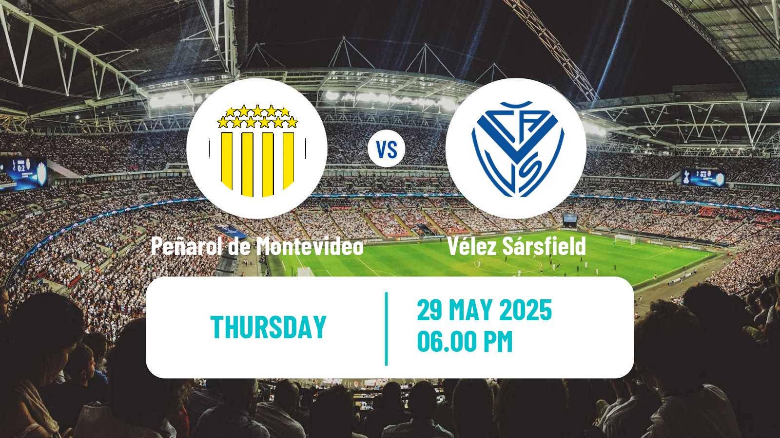 Soccer Copa Libertadores Peñarol de Montevideo - Vélez Sársfield
