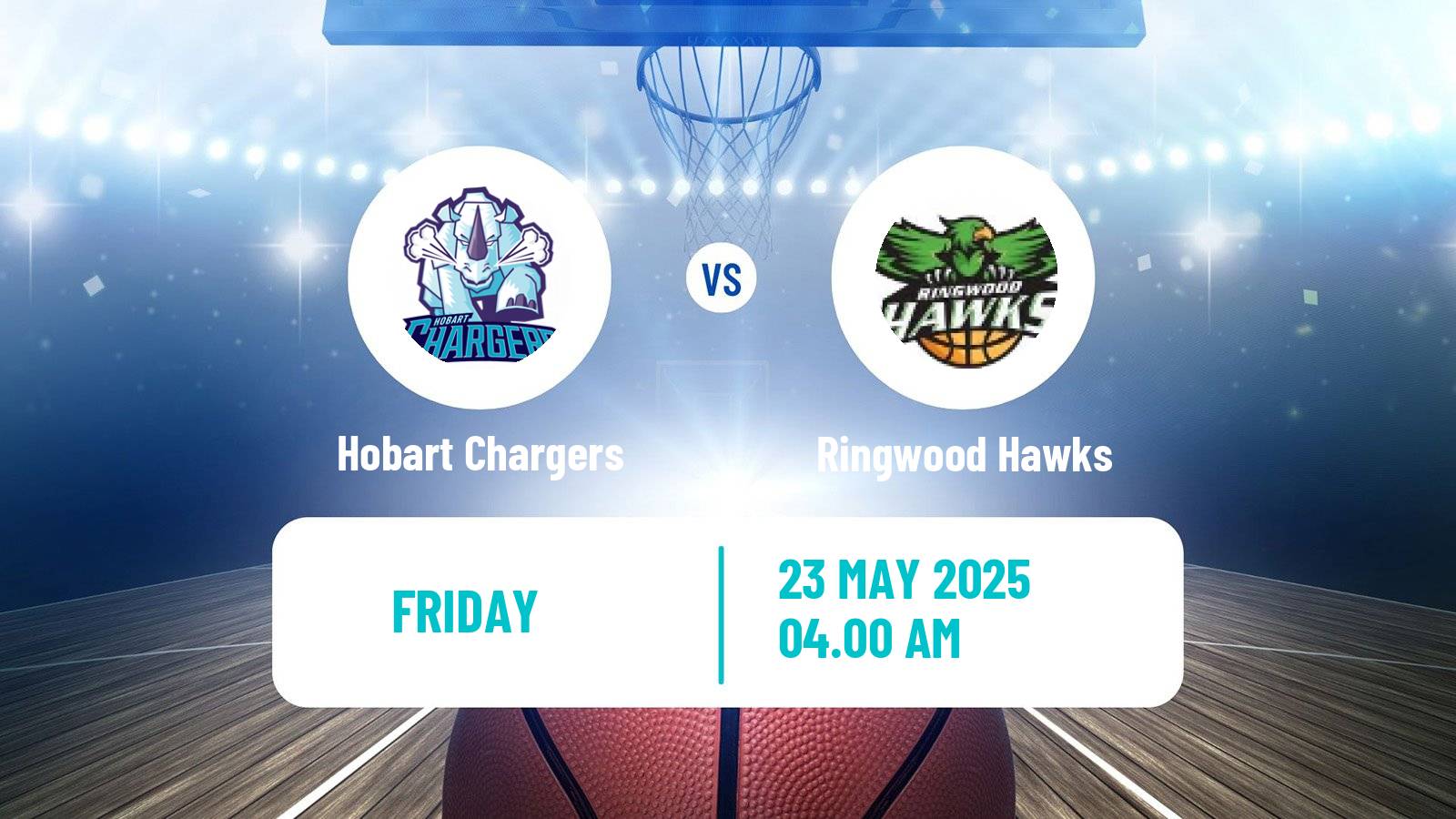 Basketball Australian NBL1 South Women Hobart Chargers - Ringwood Hawks