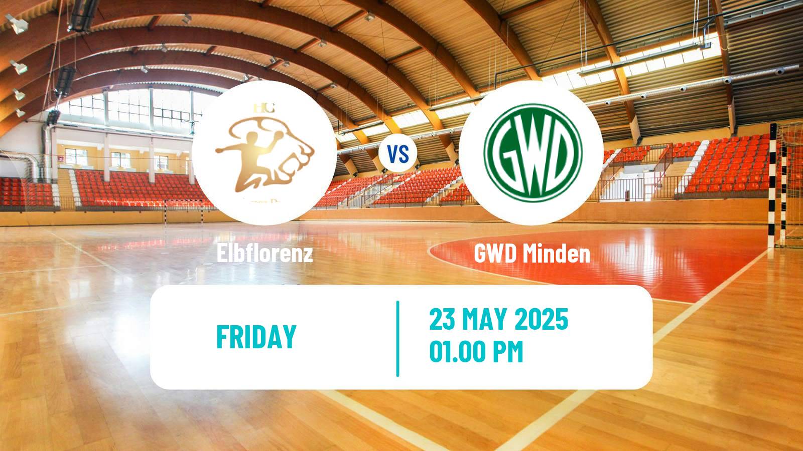Handball German 2 Bundesliga Handball Elbflorenz - GWD Minden