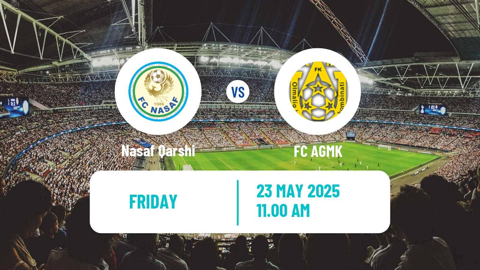 Soccer Uzbek League Nasaf Qarshi - AGMK