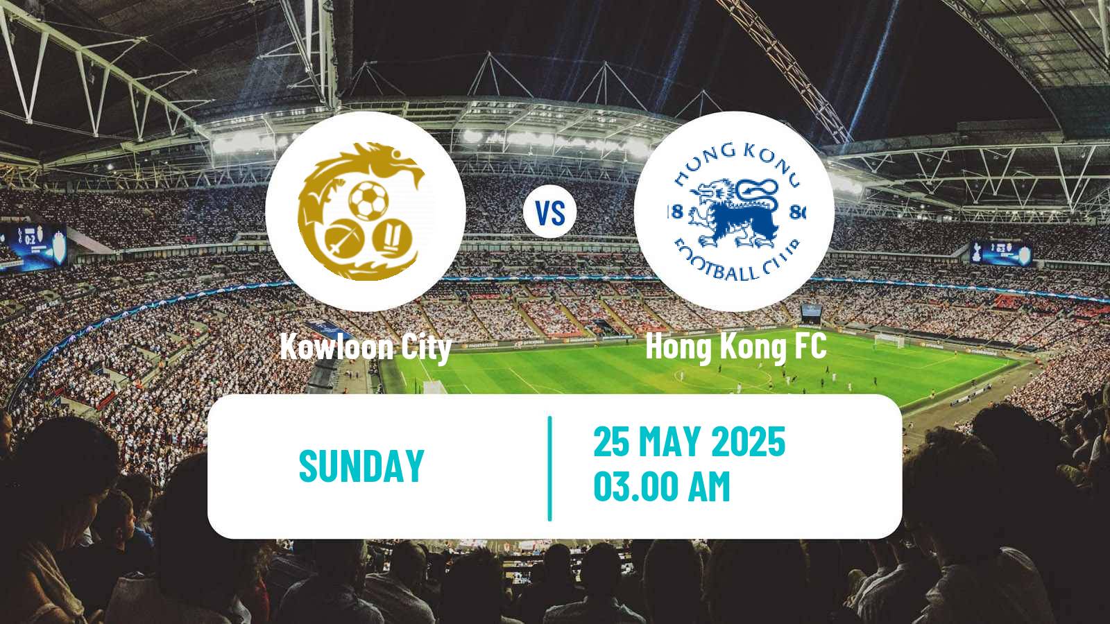Soccer Hong Kong Premier League Kowloon City - Hong Kong FC