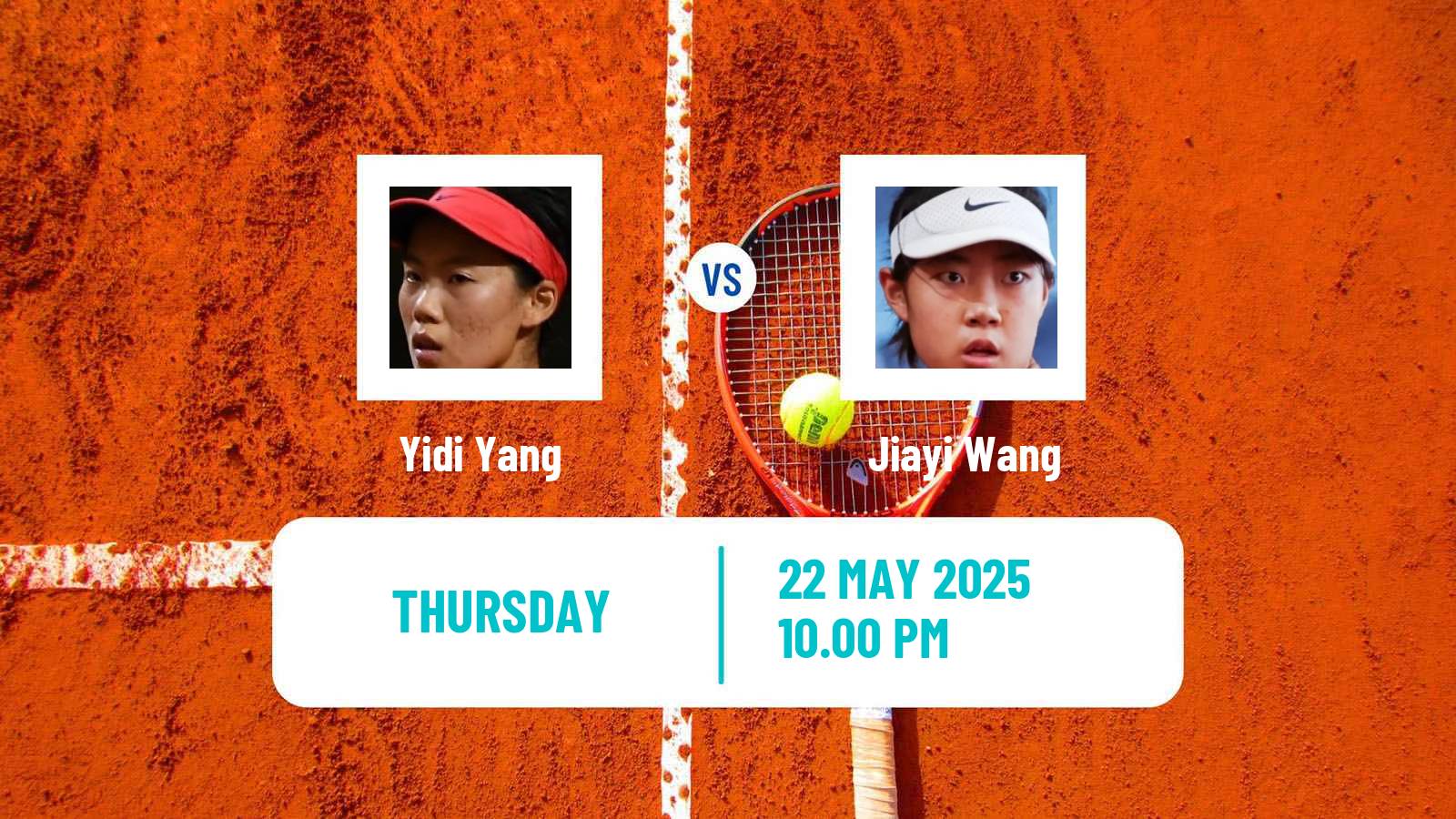 Tennis ITF W15 Maanshan 4 Women Yidi Yang - Jiayi Wang
