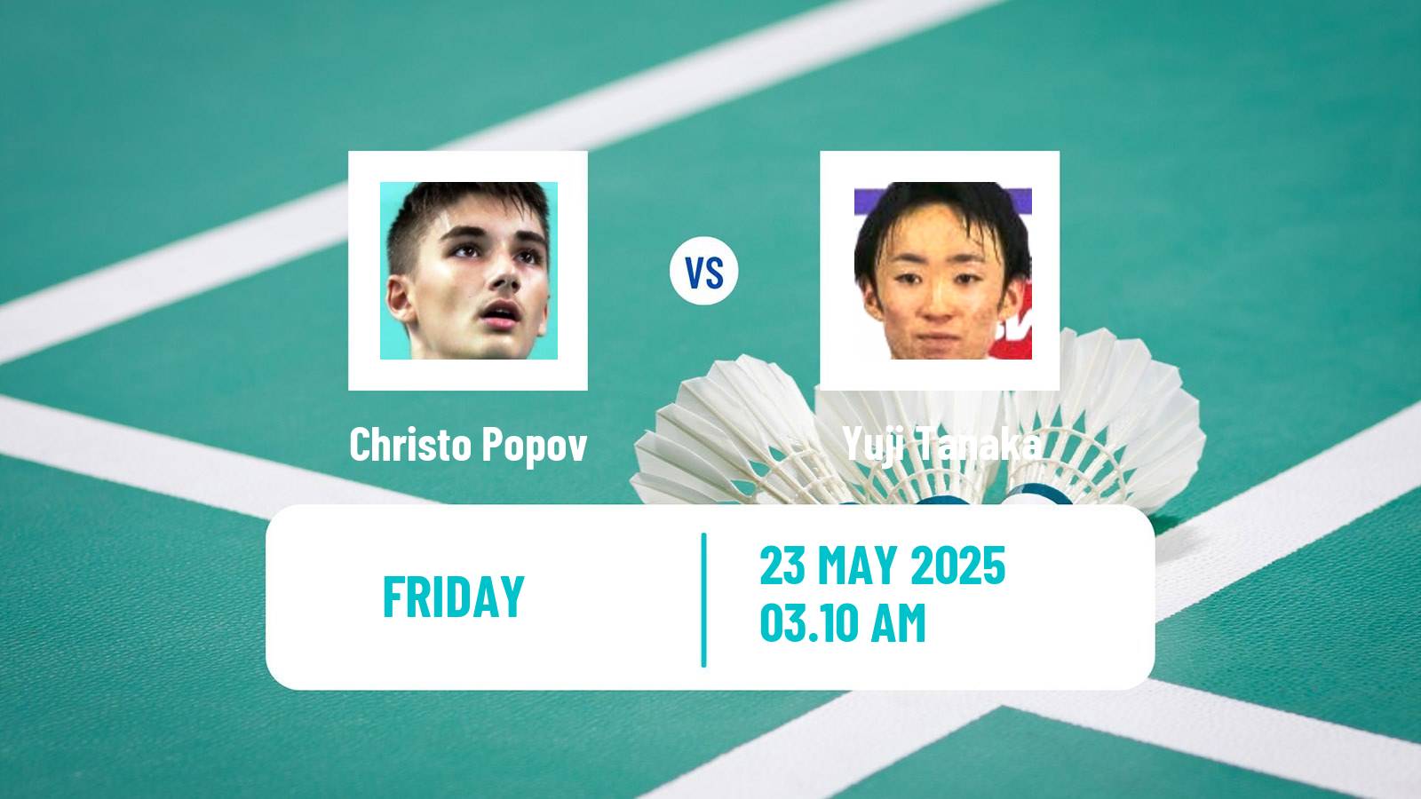 Badminton BWF World Tour Malaysia Masters Men Christo Popov - Yuji Tanaka