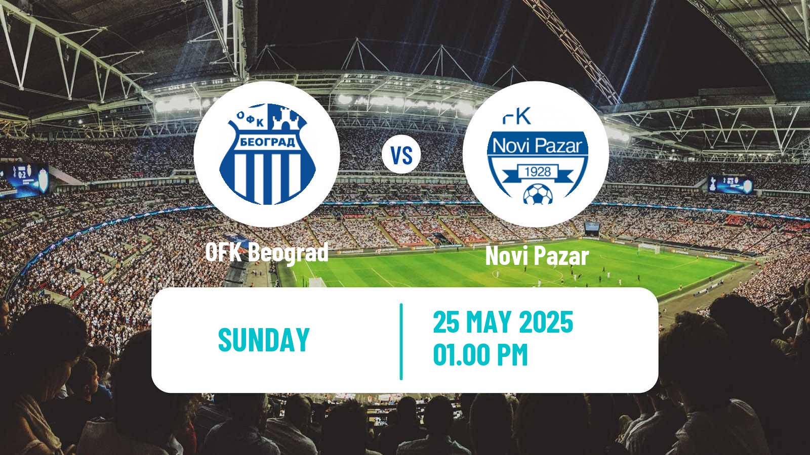 Soccer Serbian Superliga OFK Beograd - Novi Pazar