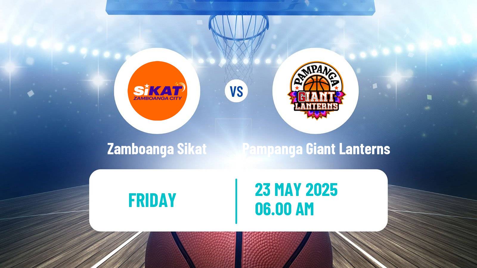 Basketball Philippines MBPL  Zamboanga Sikat - Pampanga Giant Lanterns
