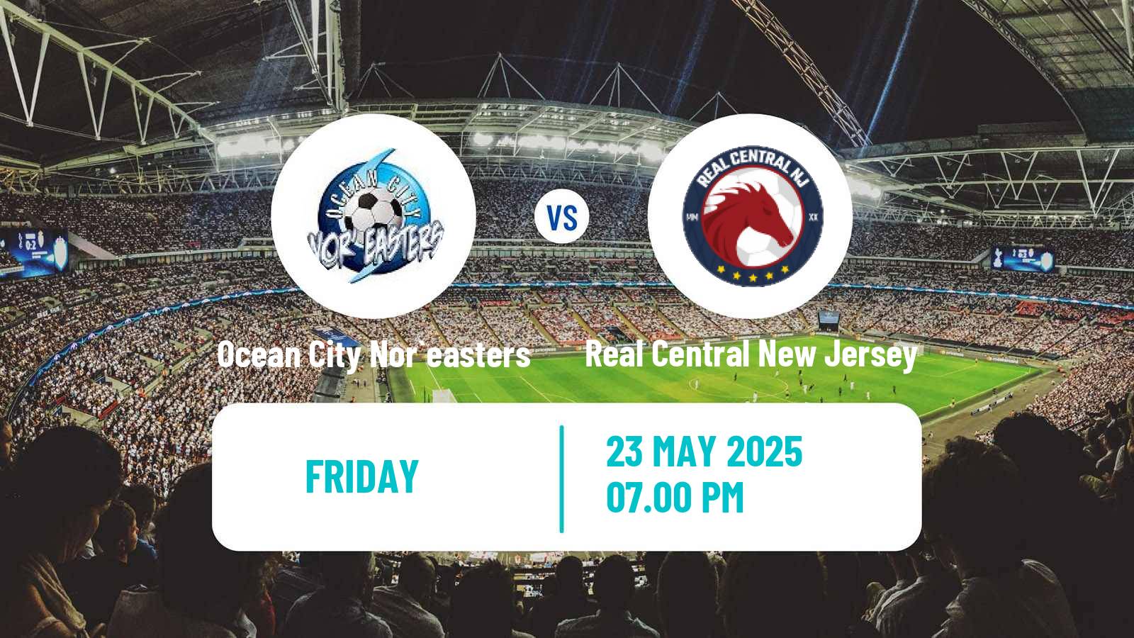Soccer USL League Two Ocean City Nor`easters - Real Central New Jersey