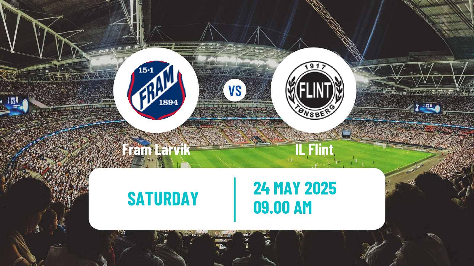 Soccer Norwegian Division 3 - Group 6 Fram Larvik - Flint