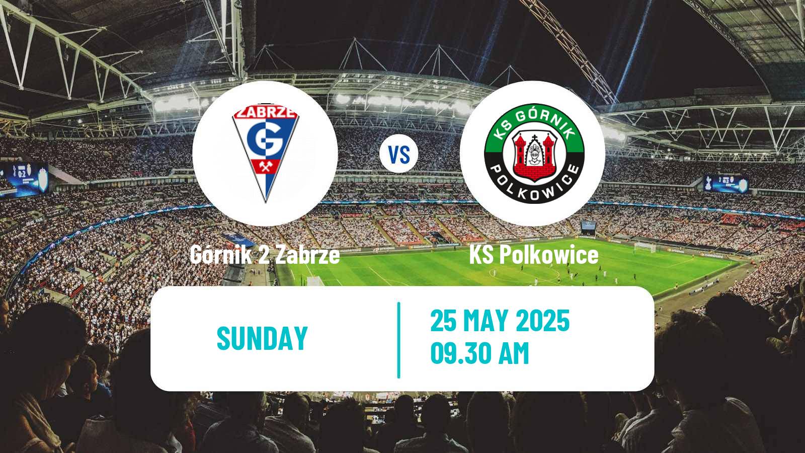Soccer Polish Division 3 - Group III Górnik 2 Zabrze - Polkowice