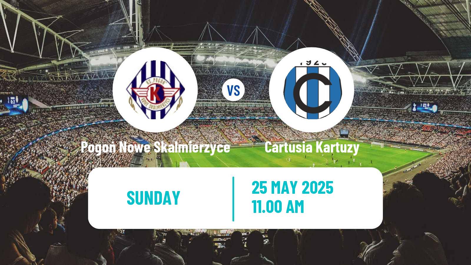Football Polish Division 3 - Group II Pogoń Nowe Skalmierzyce - Cartusia Kartuzy