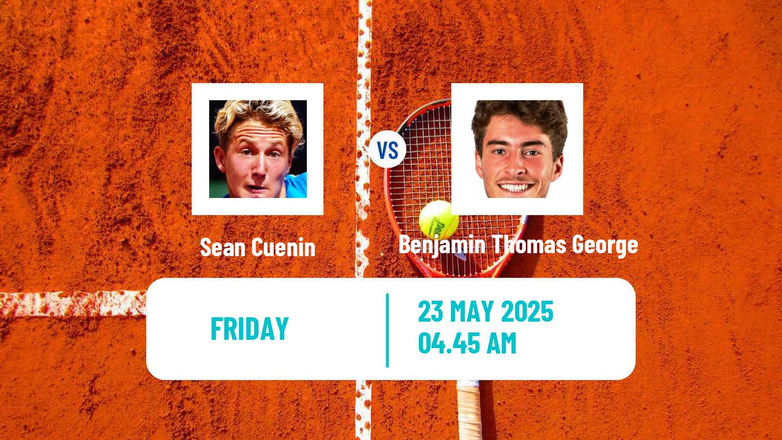 Tennis ITF M15 Kursumlijska Banja 4 Men Sean Cuenin - Benjamin Thomas George