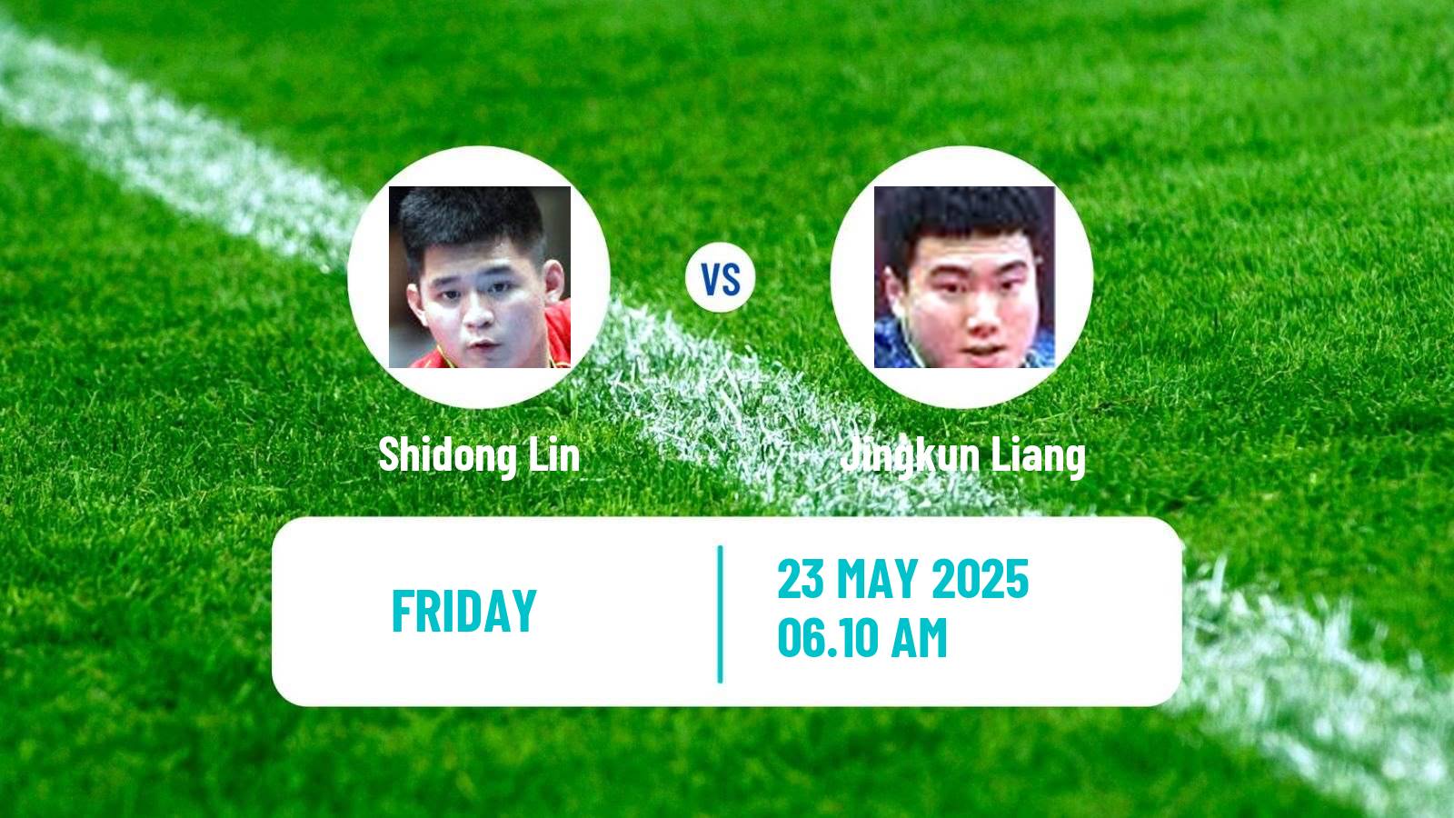 Table tennis World Championships Men Shidong Lin - Jingkun Liang