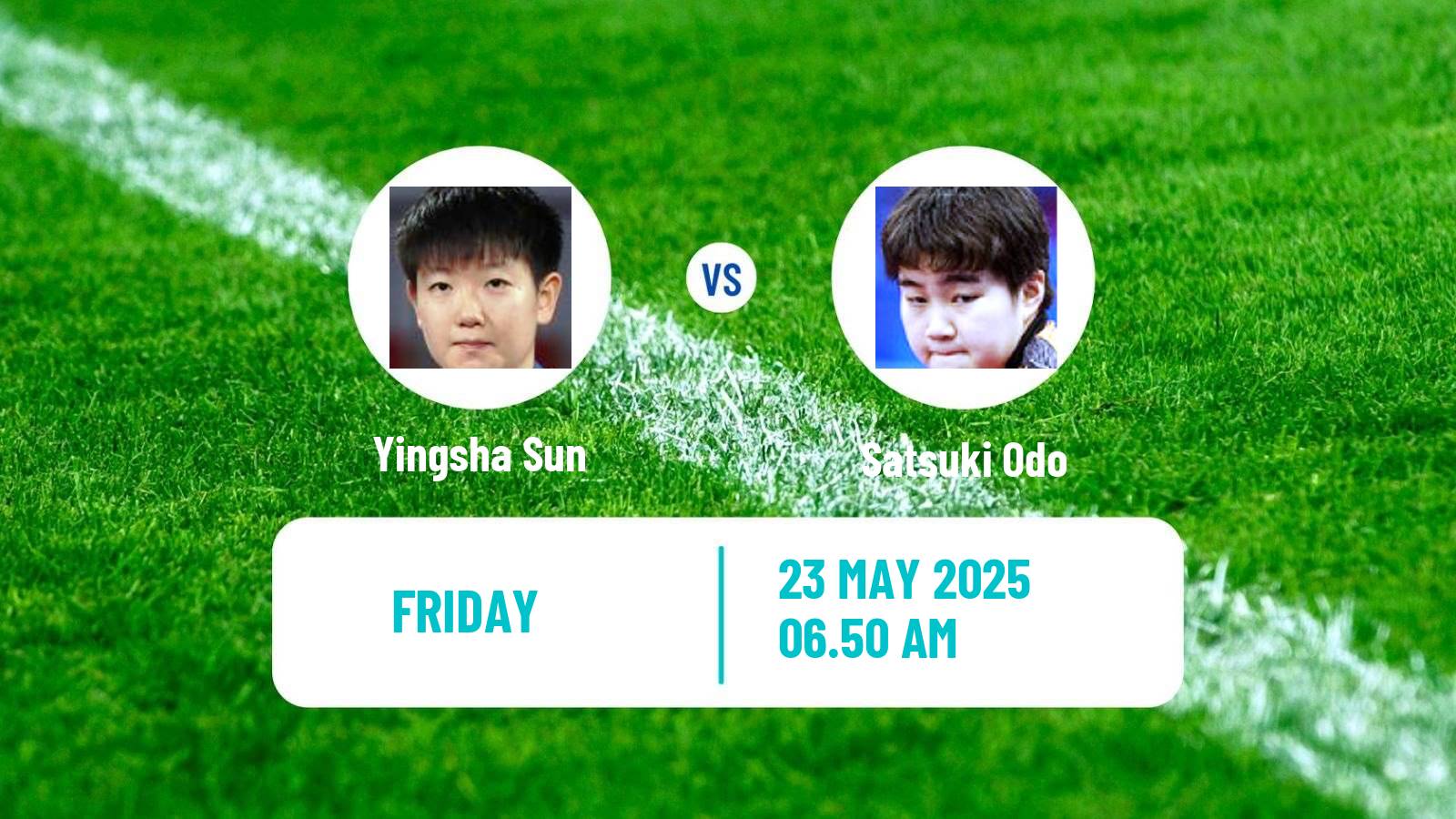 Table tennis World Championships Women Yingsha Sun - Satsuki Odo