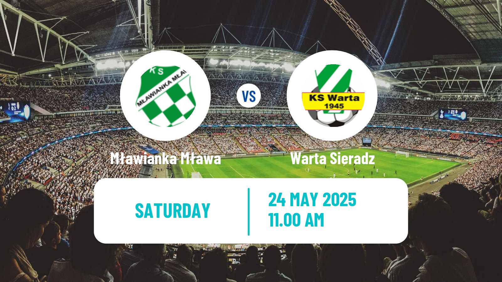 Soccer Polish Division 3 - Group I Mławianka Mława - Warta Sieradz