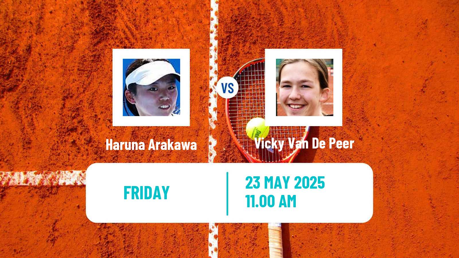 Tennis ITF W35 Santo Domingo Women Haruna Arakawa - Vicky Van De Peer