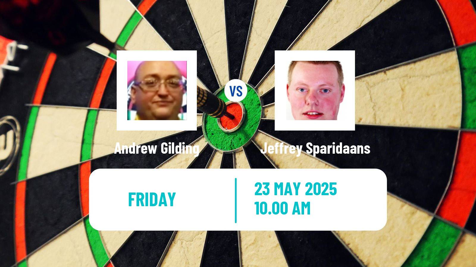 Darts European Tour 7 Andrew Gilding - Jeffrey Sparidaans