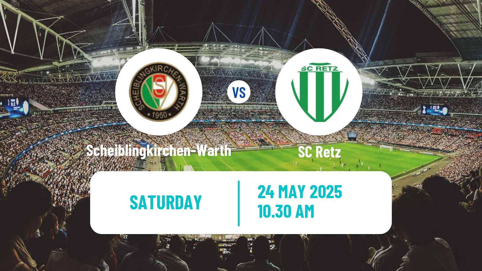 Football Austrian Landesliga Niederosterreich Scheiblingkirchen-Warth - Retz
