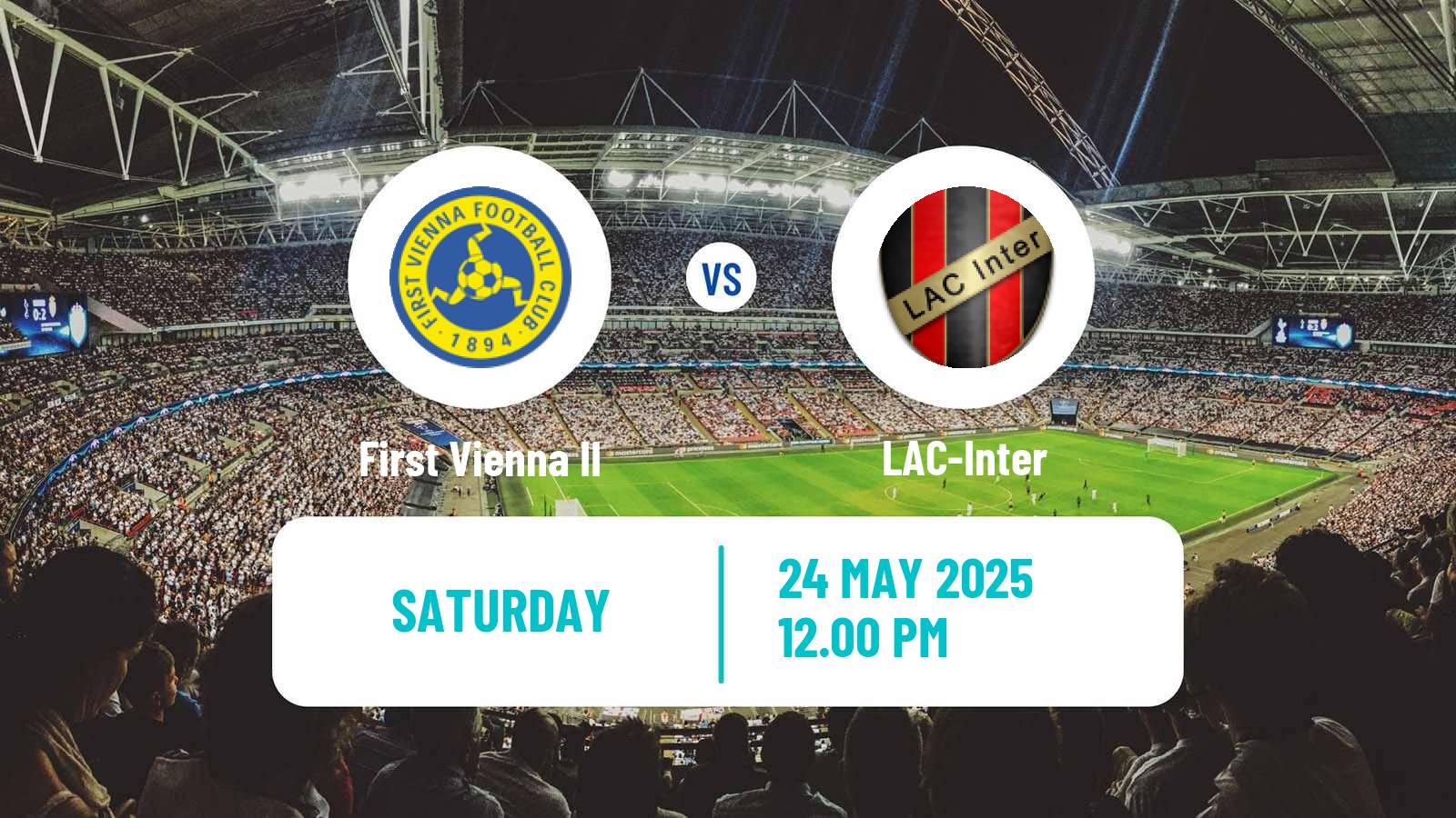 Soccer Austrian Landesliga Wien First Vienna II - LAC-Inter