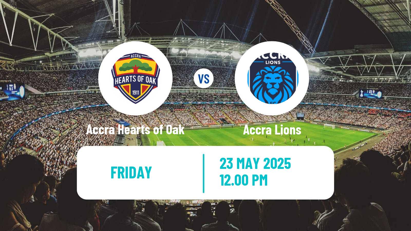Soccer Ghanaian Premier League Accra Hearts of Oak - Accra Lions