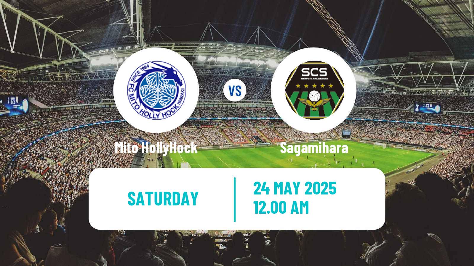 Soccer Japan Emperors Cup Mito HollyHock - Sagamihara