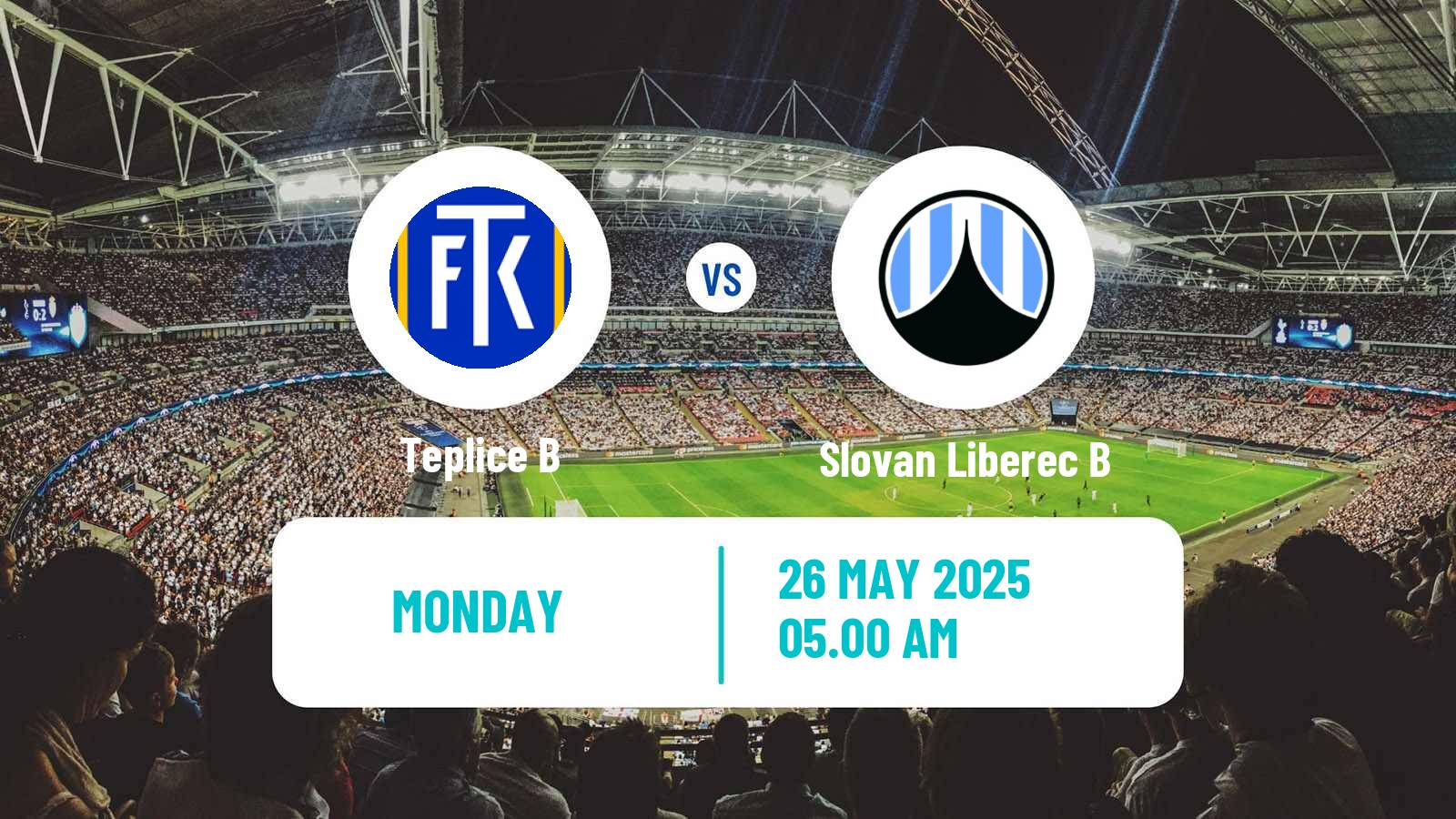 Soccer Czech CFL Group B Teplice B - Slovan Liberec B