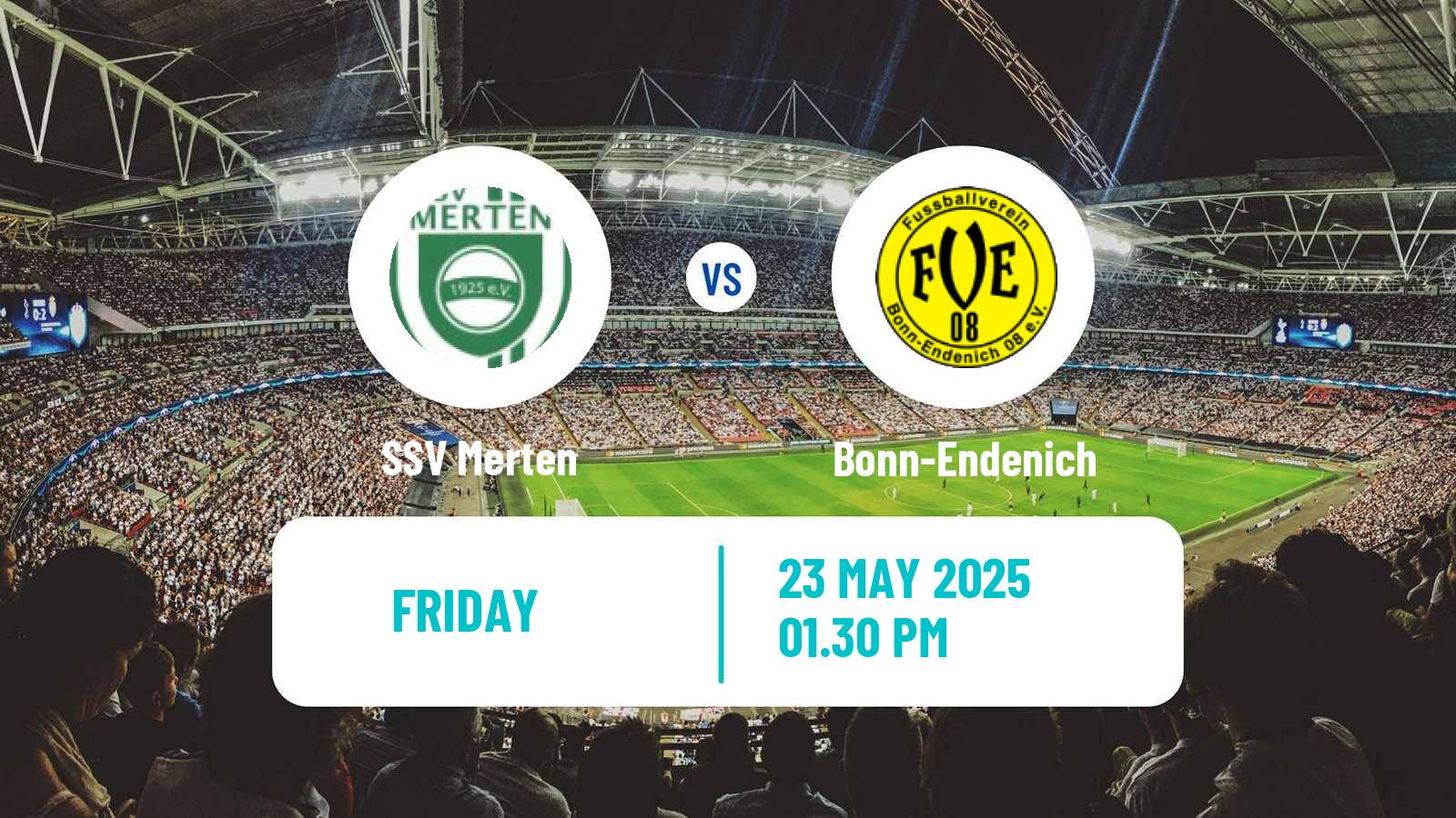 Soccer German Oberliga Mittelrhein Merten - Bonn-Endenich