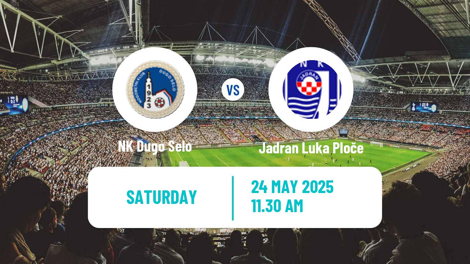Soccer Croatian Druga NL Dugo Selo - Jadran Luka Ploče