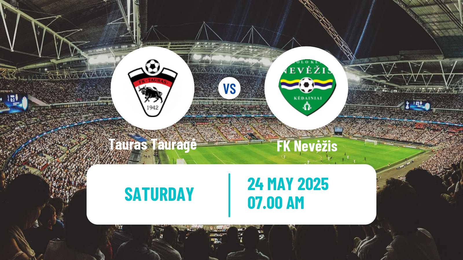 Football Lithuanian Division 2 Tauras Tauragė - Nevėžis