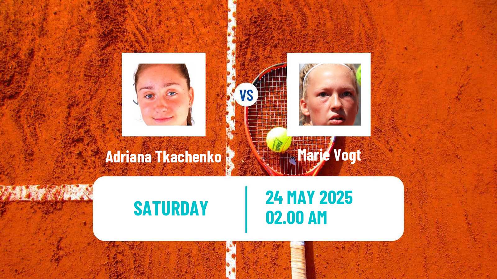 Tennis ITF W15 Tsaghkadzor 2 Women Adriana Tkachenko - Marie Vogt